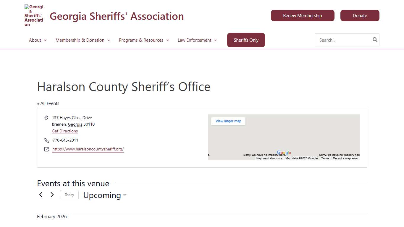 Haralson County Sheriff's Office - Georgia Sheriffs' Association